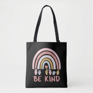 Be Kind ASL III - Amerikaanse Gebarentaal Draagtas