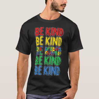 Be Kind Autism Awareness Cute Boys Girls T-shirt