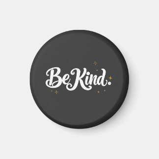 "Be Kind" Calligraphy Magnet - Elegant Mini Art & Magneet