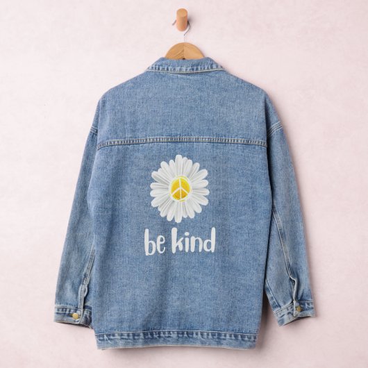 Be Kind Daisy Peace Sign Teacher Kindness Anti Bul (Hangar)