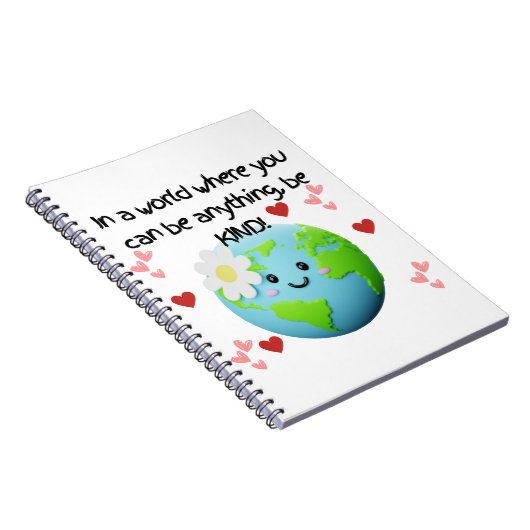 Be Kind Earth Teacher Carnet (Côté Droit)