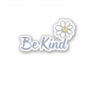 Be Kind Flower Vinyl Sticker (Voorkant)