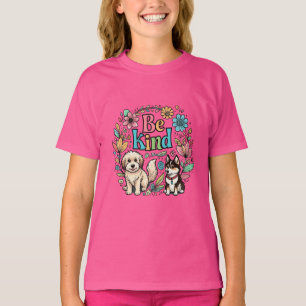 Be Kind - Jolie et colorée T-shirt pour enfants à