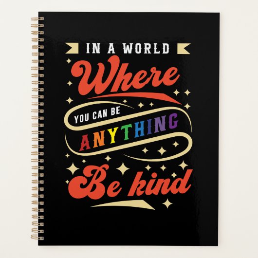 Be Kind | LGBTQ | Rainbow | Pride Month (Devant)