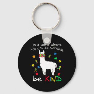 Be Kind Llama Puzzel Stuk Cool Autisme Awareness G Sleutelhanger