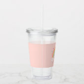 Be Kind – Rainbow Pastel Positivity Acryl Drinkbeker (Rechts)