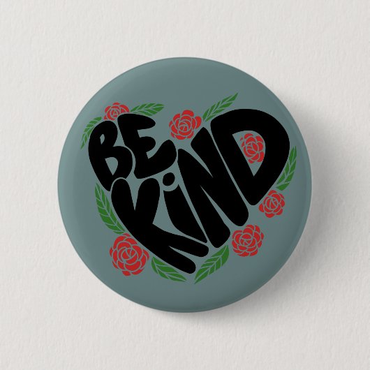 Be Kind Ronde Button 5,7 Cm (Voorkant)