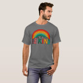 Be Kind T-Shirt Design | Pastel Colours Arc-en-cie (Devant entier)