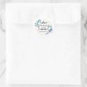 Be Kind to One Another Ronde Sticker (Tas)