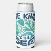 Be Kind to the Sea – Ocean Conservation Eco Design (Seltzer Achterkant)