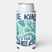 Be Kind to the Sea – Ocean Conservation Eco Design (Seltzer Voorkant)