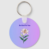 Be Kind To You Lily Self-Care Sleutelhanger (Voorkant)