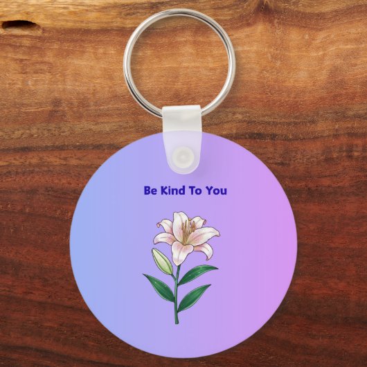 Be Kind To You Lily Self-Care Sleutelhanger (Voorkant)
