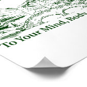 Be Kind To Your Mind Body And Earth Motivation  Poster (Hoek)