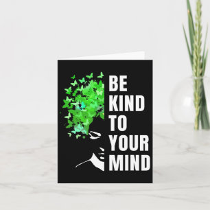 Be Kind To Your Mind Mental Health Awareness Month Kaart