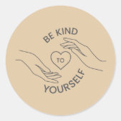 Be Kind to Yourself | Gentle Reminder Line Sticker (Devant)