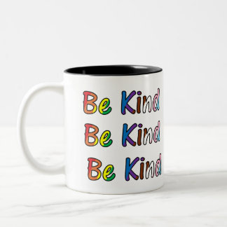 Be Kind Tweekleurige Koffiemok