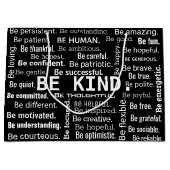 Be Kind Word Cloud Groot Cadeauzakje (Voorkant)