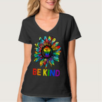 Be Kind Zonnebloem Power Fist LGBT Pride Gay Lesbi