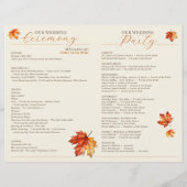 Be Leaf In Love Rust Vallen Trouwceremonie Program (Achterkant)