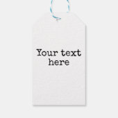 Be-Leaf in uw zelf Gift Label Cadeaulabel (Achterkant)