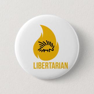 Be Libertarian Porcupine Ronde Button 5,7 Cm