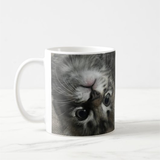 Be Like A Cat. Live On Your Terms. Cat Coffee Mug (Gauche)