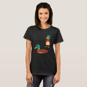 Be like a duck Calm on the surface but always padd T-shirt (Voorkant volledig)