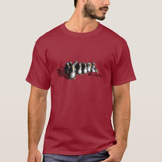 Be Linux T-shirt (Voorkant)