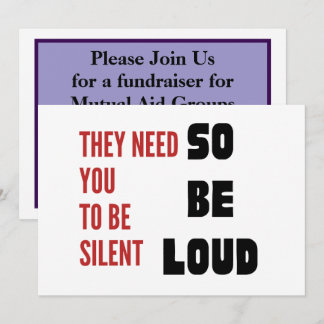 Be Loud They Need You To Be Silent Injustice Kaart