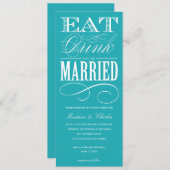 & BE MARRIED | AFBEELDINGSINVITATIESYSTEEM 2 KAART (Voorkant / Achterkant)