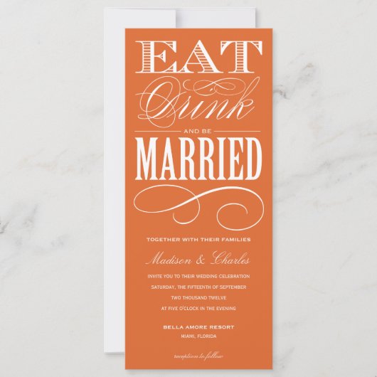 & BE MARRIED | AFBEELDINGSINVITATIESYSTEEM 2 KAART (Voorkant)