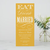 & BE MARRIED | AFBEELDINGSINVITATIESYSTEEM 2 KAART (Staand voorkant)