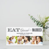 & BE MARRIED | BEWAREN VAN DE DATUM VAN AANKONDIGI SAVE THE DATE (Staand voorkant)