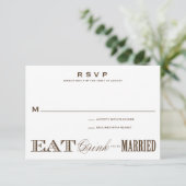 & BE MARRIED | RSVP 3,5 x 5 (Staand voorkant)