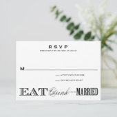 & BE MARRIED | RSVP 3,5 x 5 (Staand voorkant)
