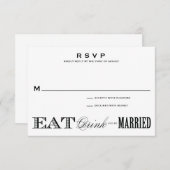 & BE MARRIED | RSVP 3,5 x 5 (Voorkant / Achterkant)