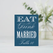 & BE MARRIED | TABEL NUMMER BRIEFKAART (Staand voorkant)