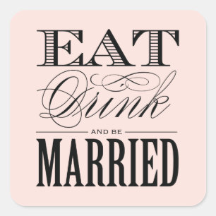 & BE MARRIED   VOORSTANDER STICKERS