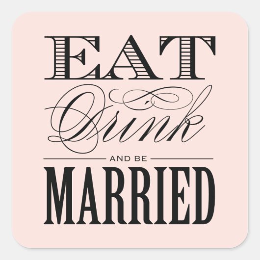 & BE MARRIED | VOORSTANDER STICKERS (Voorkant)