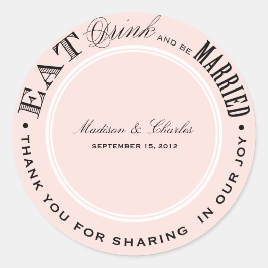 & BE MARRIED | VOORSTANDER STICKERS (Voorkant)