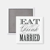 & BE MARRIED | WEDING MAGNET MAGNEET (Voorkant / Achterkant)