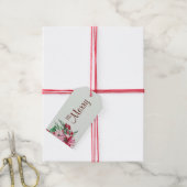 Be Merry Holiday Gift Label Cadeaulabel (Met Touw)