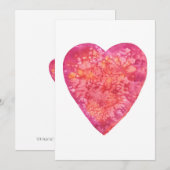 BE MIJN VALENTIJN - schilderij van de waterverf Feestdagenkaart (Voorkant / Achterkant)