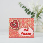 BE MINE BRIEFKAART (Staand voorkant)