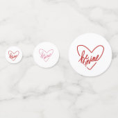 BE MINE CONFETTI  (Achterkanten)