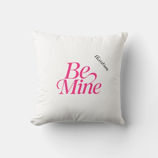 Be Mine Personalised Kussen (Voorkant)