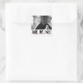 Be mine St Valentijn Foto Sticker Custom | Vierkan (Tas)