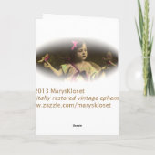 Be Mine  Valentijn Cupido Kaart lichtgroen (Achterkant)