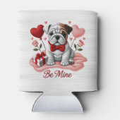 Be Mine Valentijn Engelse Bulldog Koelbox Blikjeskoeler (Achterkant)